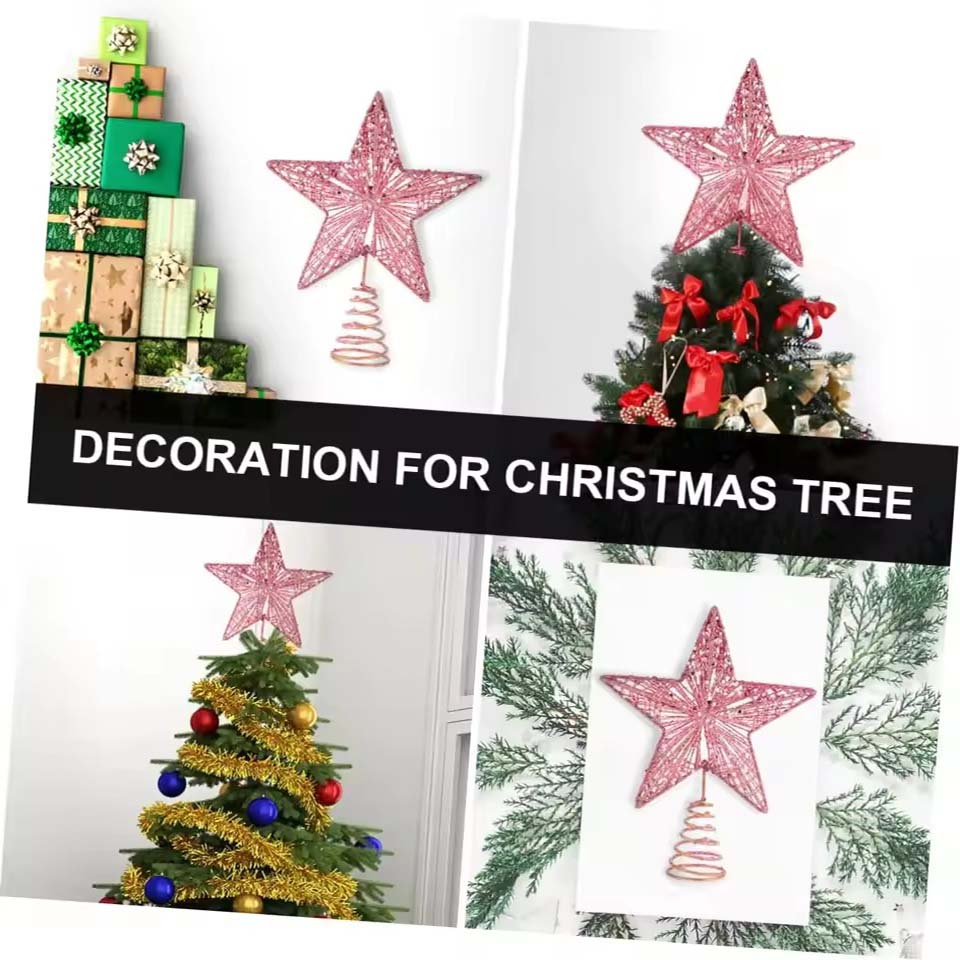 Star Tree Topper - Hiasan Puncak Pohon Natal Bentuk Bintang