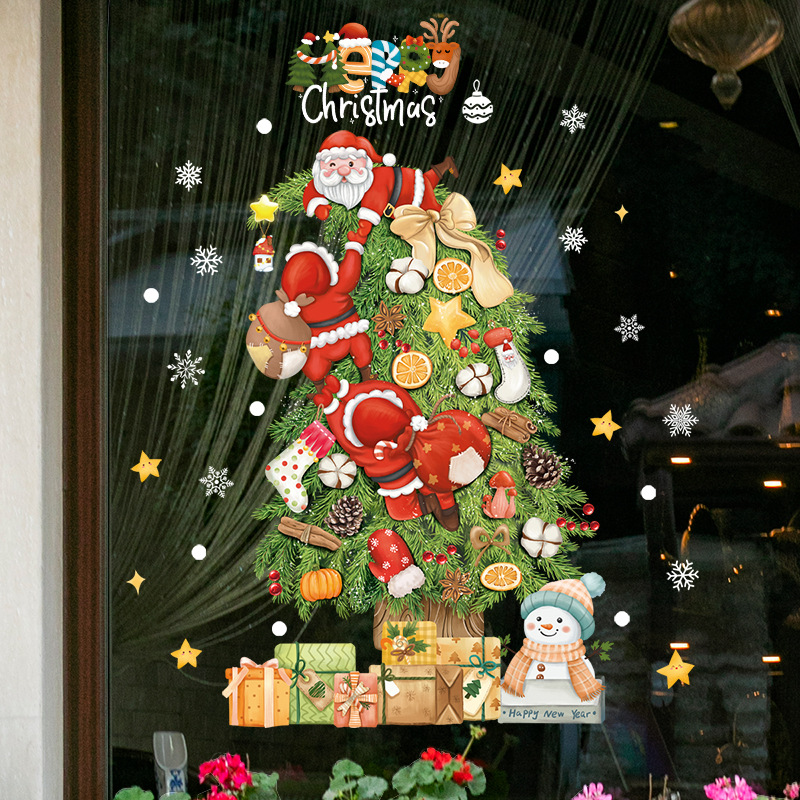 Snowflake Window Decal - Stiker dinding kamar anak-anak kepingan salju