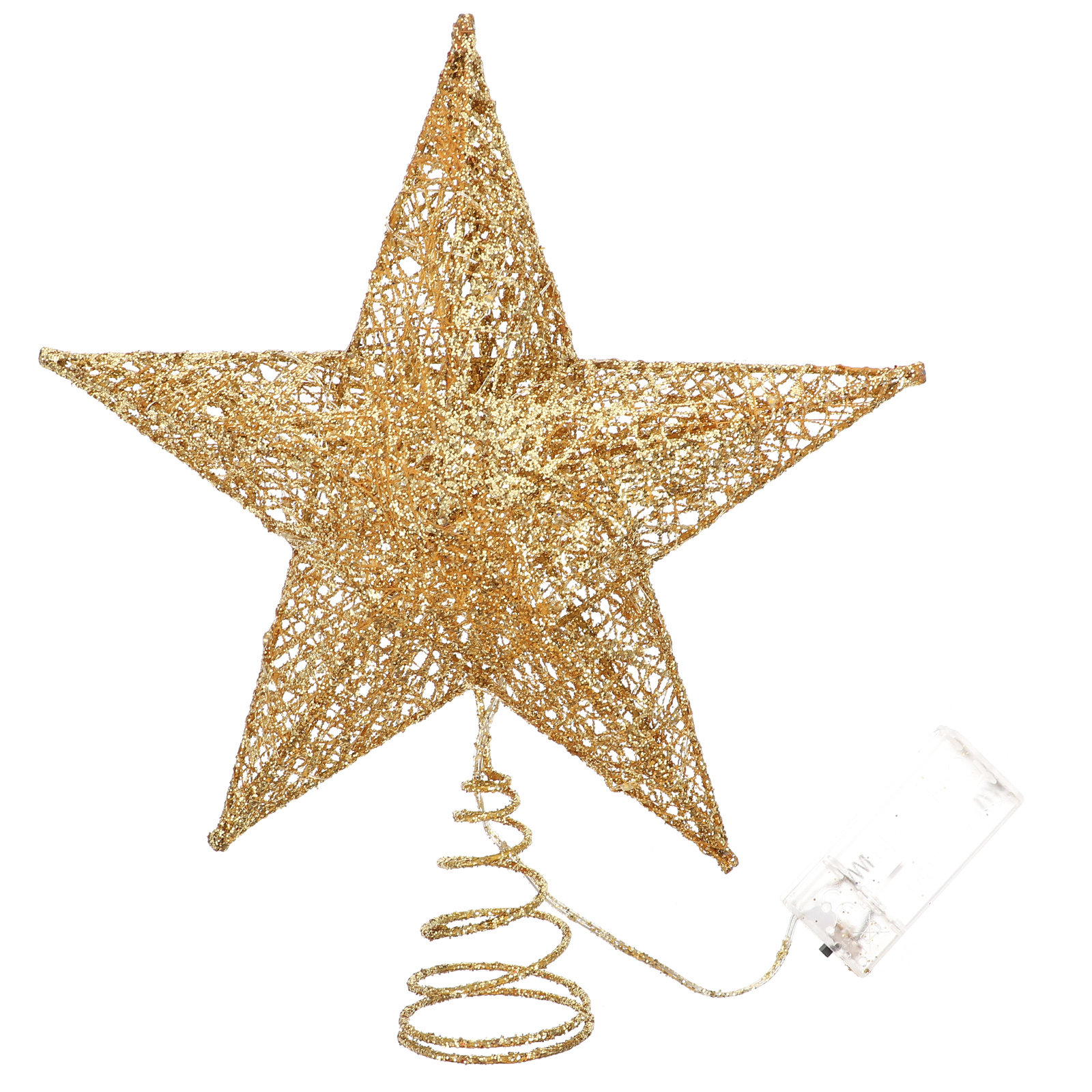 Star Tree Topper - 1 Buah Lampu Bintang Puncak Pohon