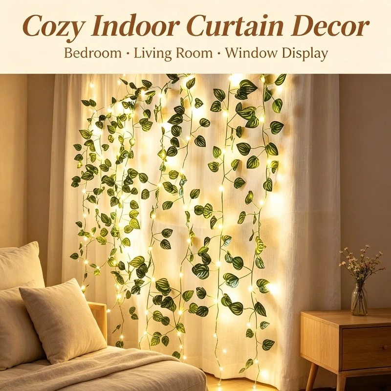 Lampu String LED Daun Buatan 2 - Led Fairy String Lights ulasan dan harga
