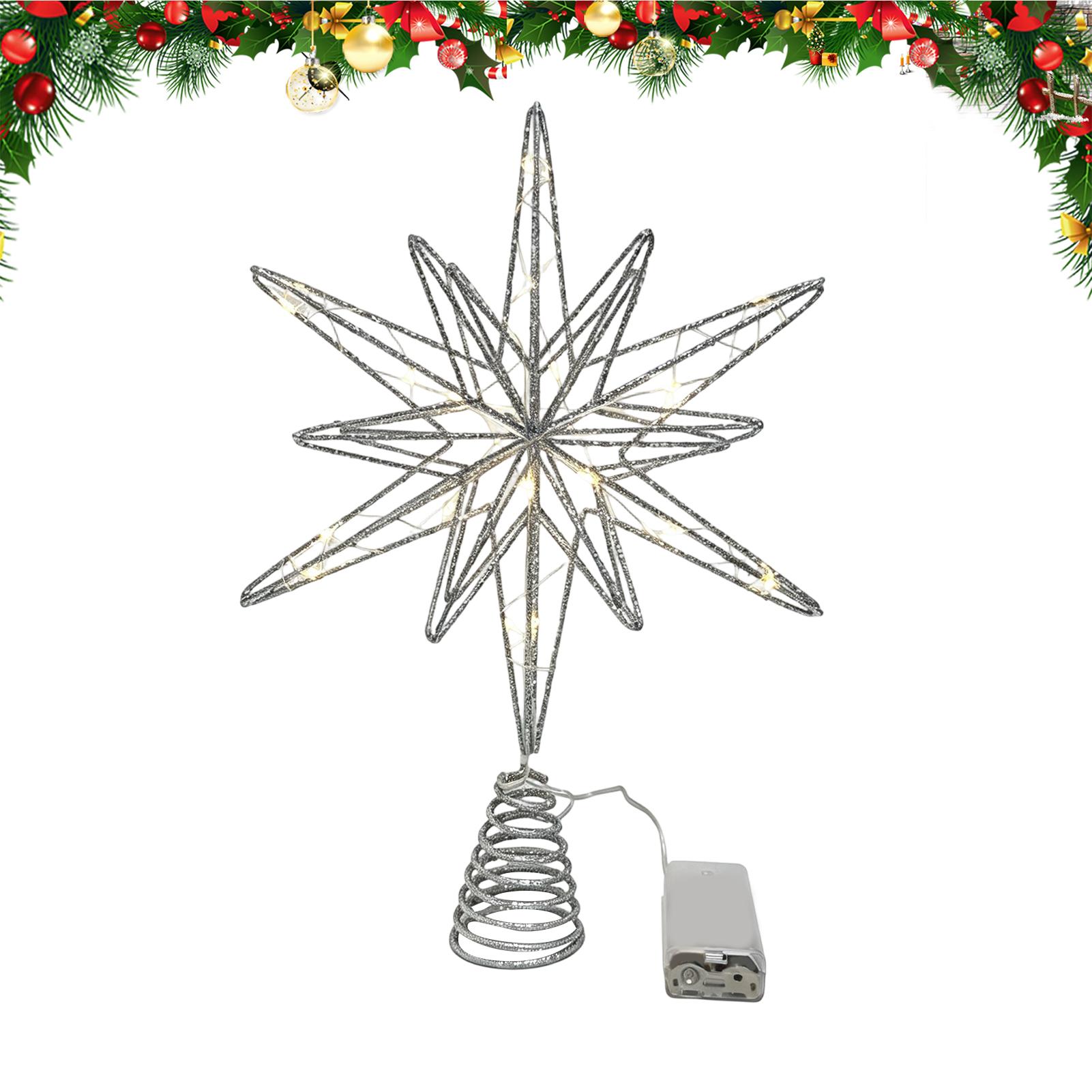 Puncak Pohon Bintang Berlampu  - Star Tree Topper ulasan dan harga