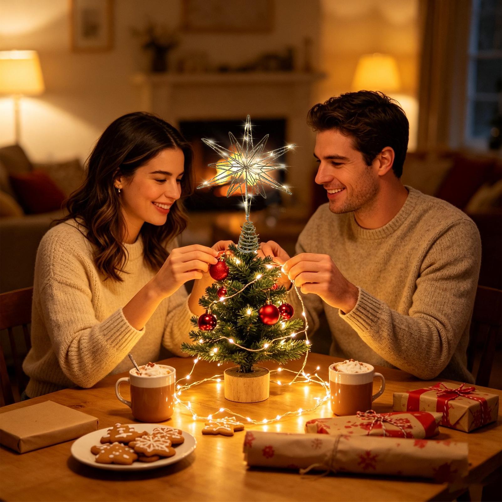 Puncak Pohon Bintang Berlampu  - Star Tree Topper ulasan dan harga