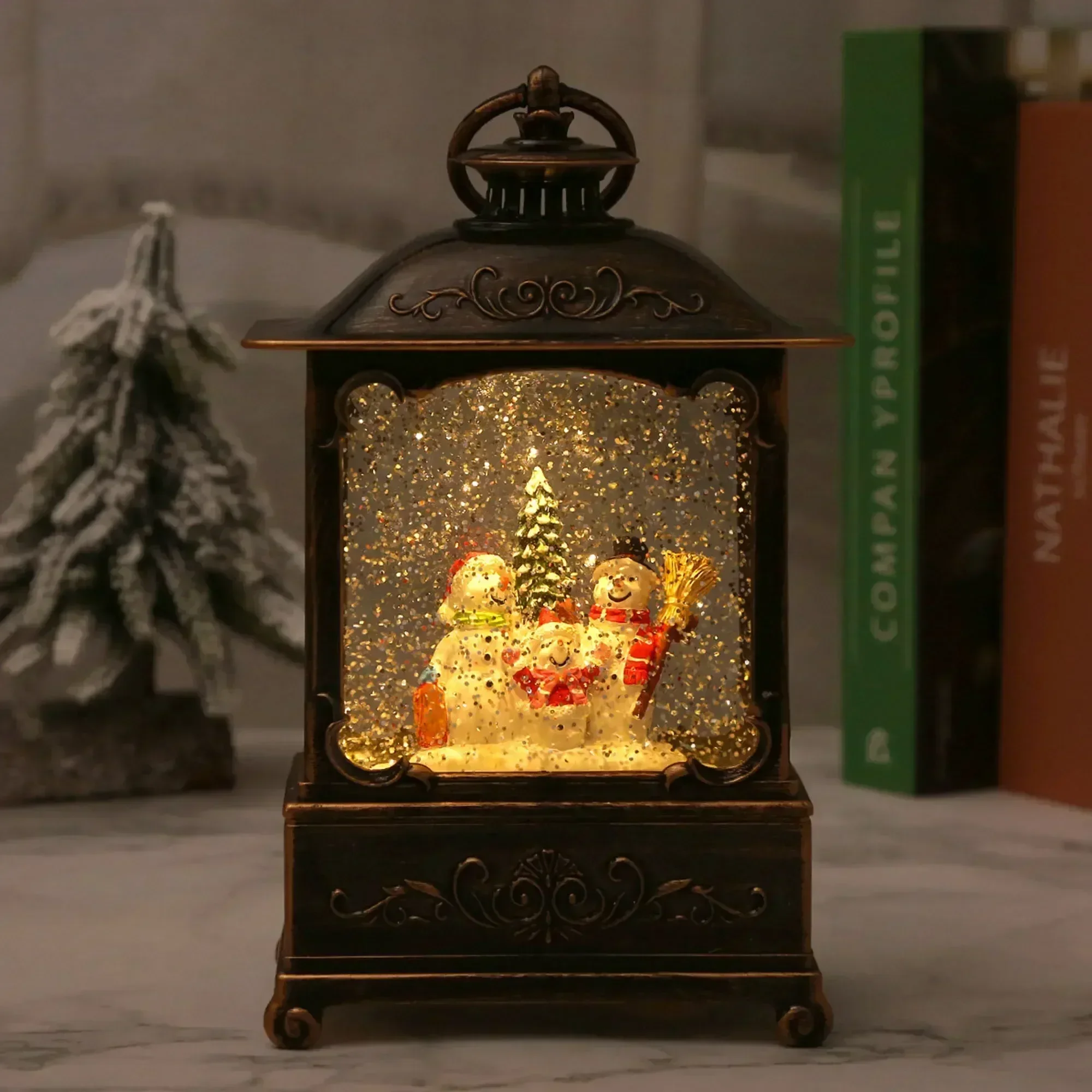 Kotak Musik Lentera Bola Salju - Snow Globe Musical ulasan dan harga