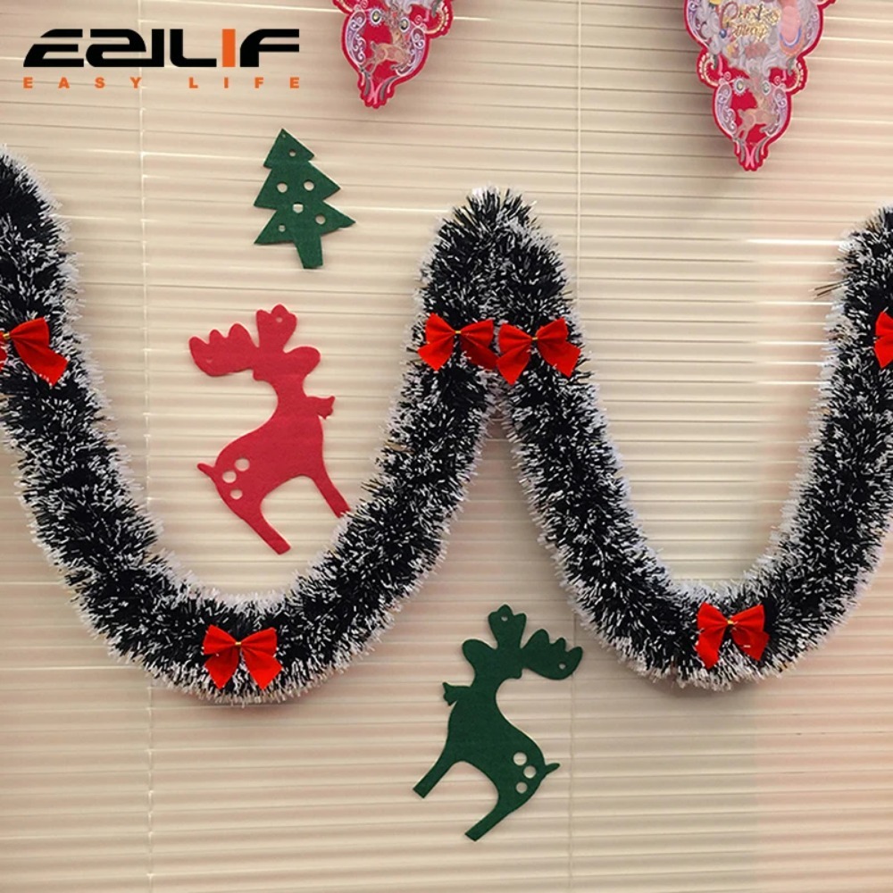 Garland Natal Tinsel Buatan de - Led Fairy String Lights ulasan dan harga