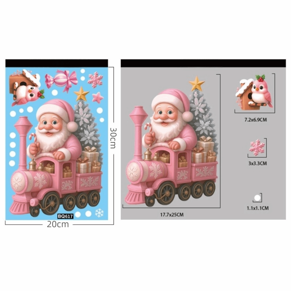 Stiker Jendela PVC Kartun Stik - Snowflake Window Decal ulasan dan harga