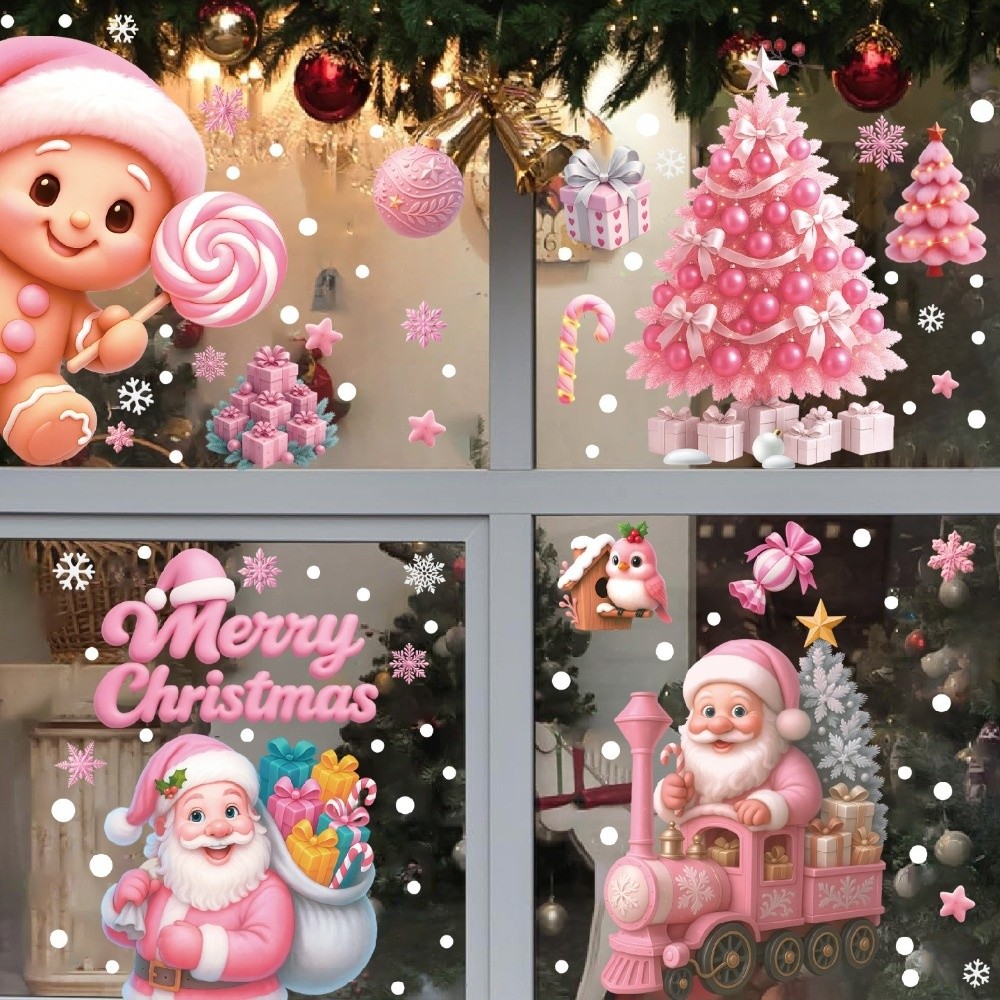 Stiker Jendela PVC yang Dapat  - Snowflake Window Decal ulasan dan harga