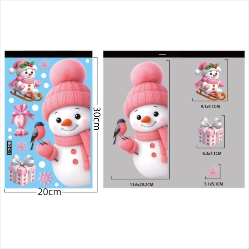 Stiker Jendela PVC yang Dapat  - Snowflake Window Decal ulasan dan harga