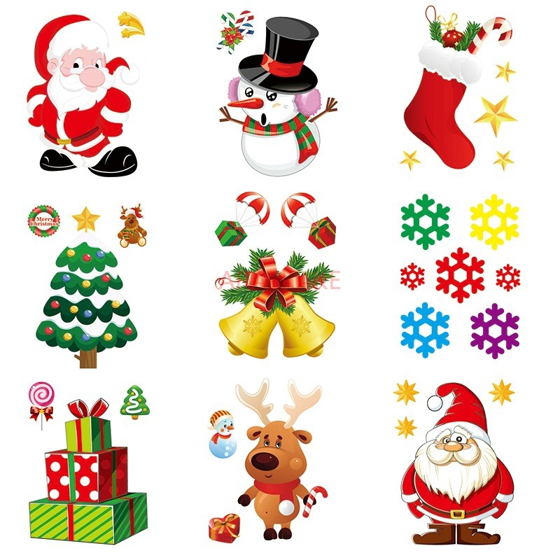 1 Buah Stiker Jendela Statis N - Snowflake Window Decal ulasan dan harga