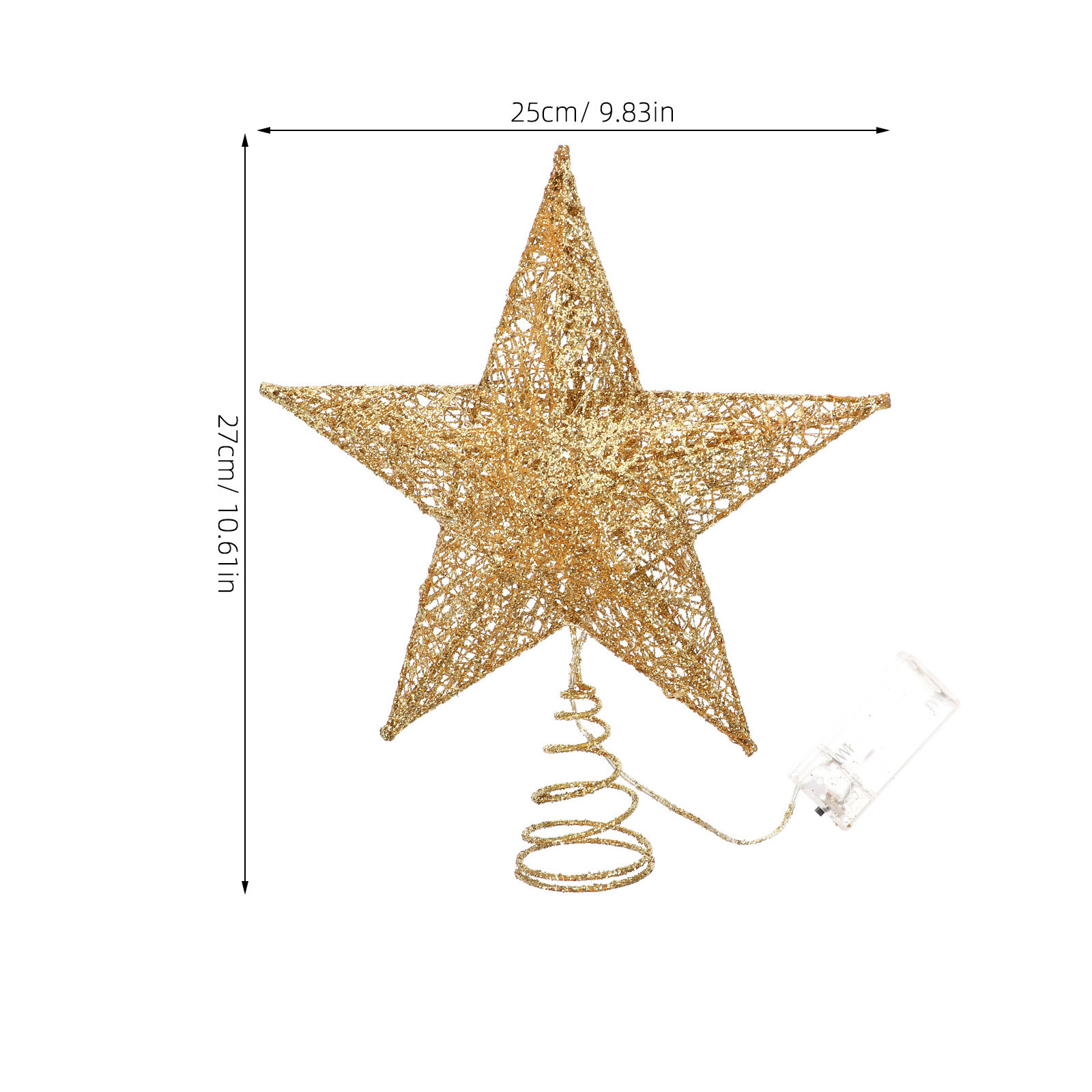 1 Buah Lampu Bintang Puncak Po - Star Tree Topper ulasan dan harga